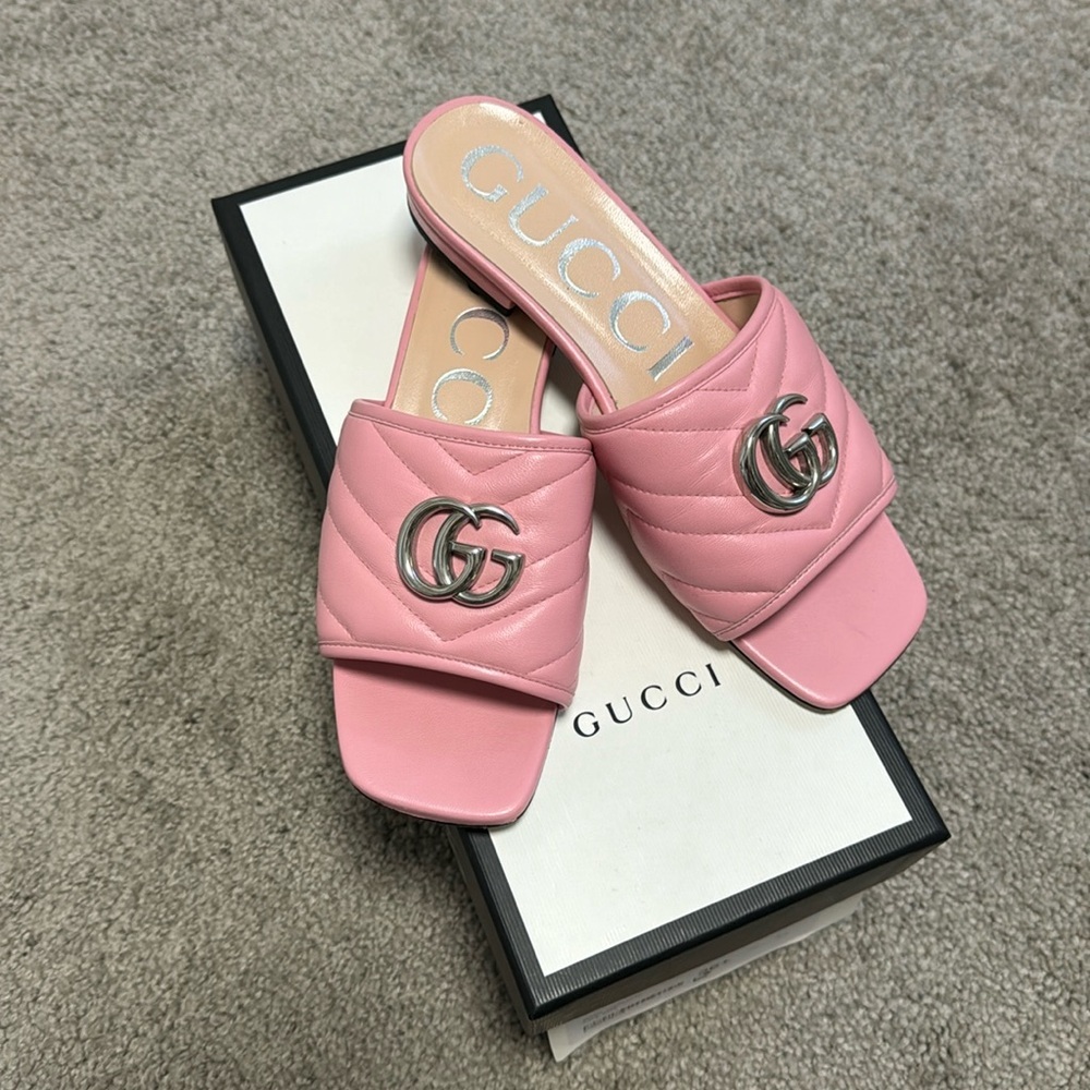 Gucci Marmant Double G Slide Sandals